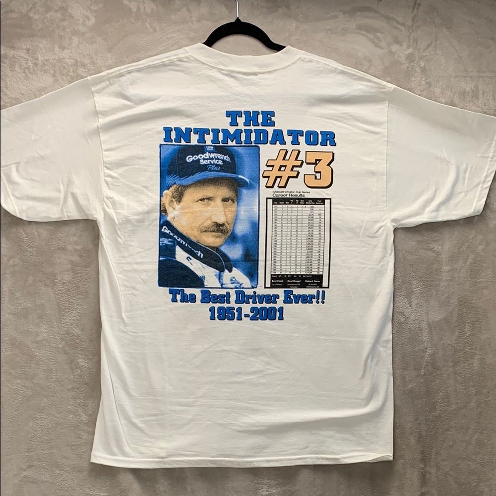 NASCAR | XL UNISEX SHORT SLEEVE VTG RACE SHIRT MEMORIAL | DALE EARNHARDT SR #3